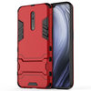 Slim Armour Tough Shockproof Case & Stand for Oppo Reno Z (Red)